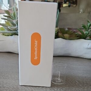 SpoiledChild Baby Product in White with Orange Accent